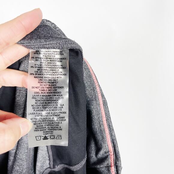 Calvin Klein Performance Colorblock Leggings Womens Small S Heather Gray Pink - Picture 10 of 11